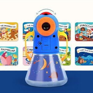Night Lights Projector Storybook Toy, Educational Toys Gifts for 3-12 Year Old